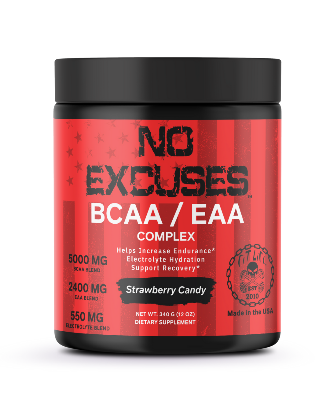 "NO EXCUSES" - BCAA / EAA COMPLEX