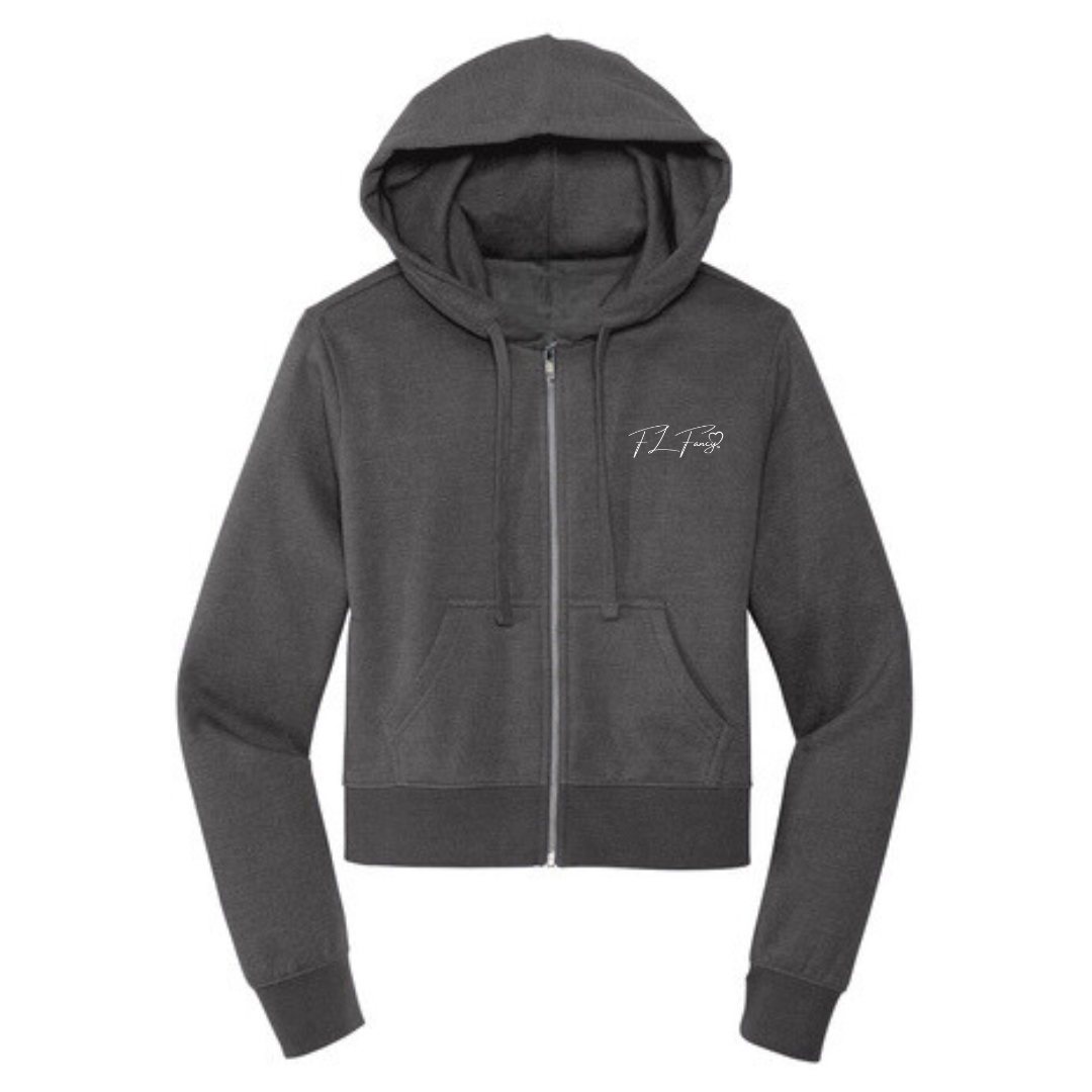 FIT LIFE FANCY LADIES FLEECE FULL ZIP SIGNATURE HOODIE