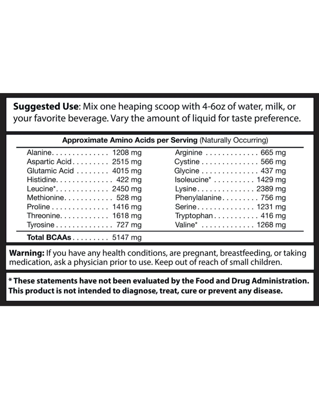 "NO EXCUSES" 100% Whey Protein - Cinnamon Swirl 2LB
