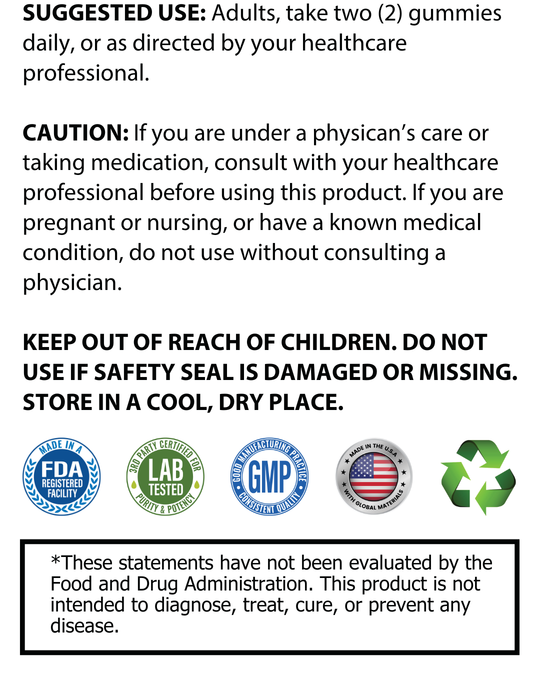 "NO EXCUSES" CREATINE GUMMIES - LEMON