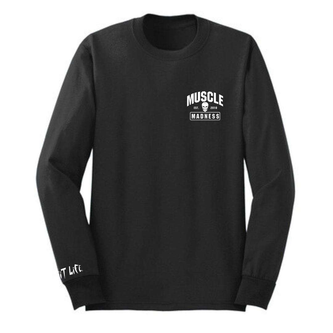 FIT LIFE "MUSCLE MADNESS" UNISEX LONG SLEEVE TEE