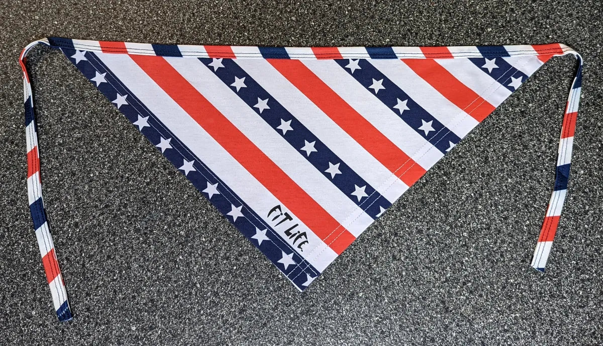 FIT LIFE "PUPPY POWER" Flag Bandana