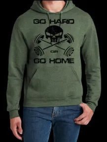 FIT LIFE "GO HARD OR GO HOME" Unisex Pullover Hoodie
