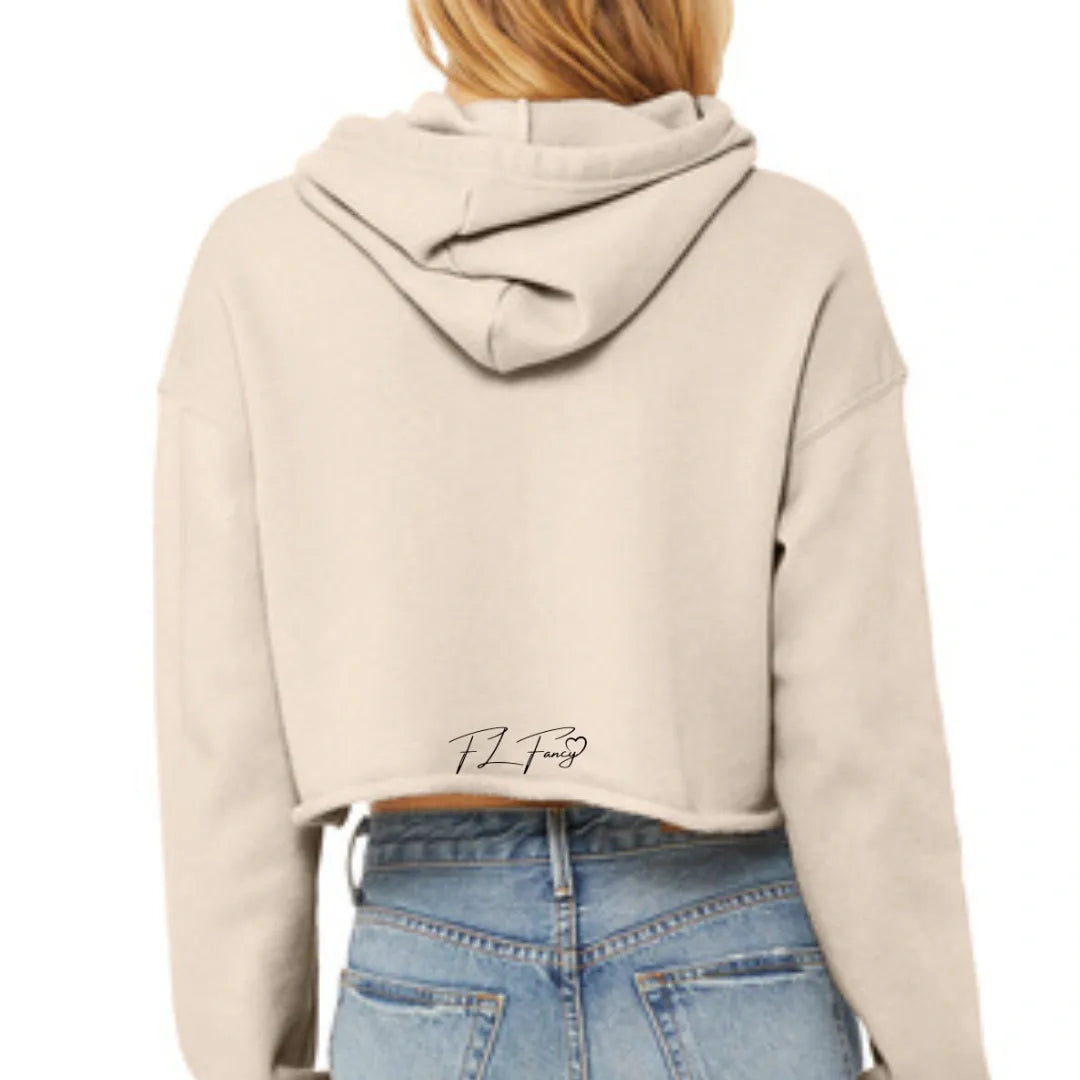 FIT LIFE FANCY "Nobody Cares/Work Harder" Cropped Hoodie