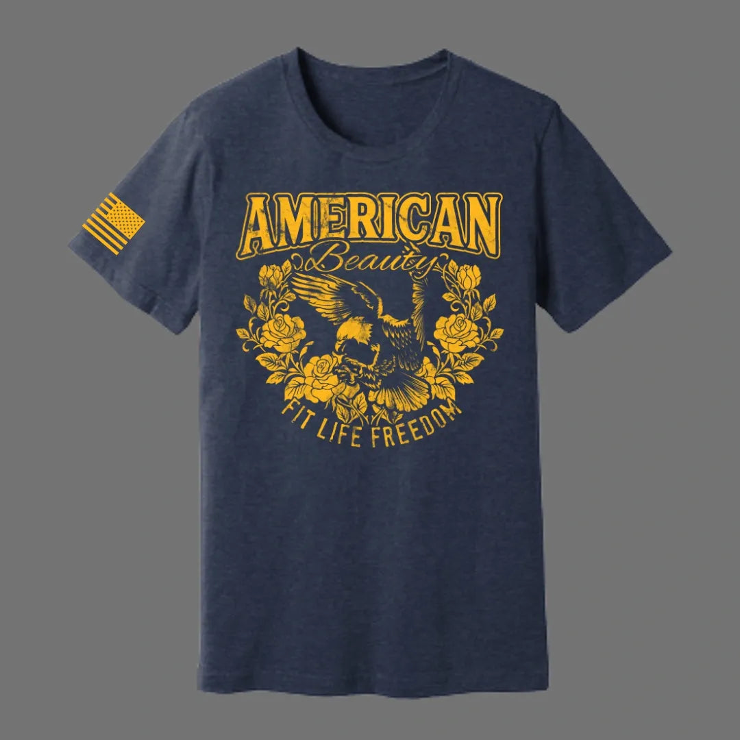 FIT LIFE FREEDOM "AMERICAN BEAUTY" LADIES TEE