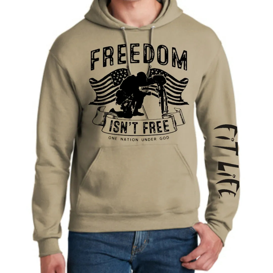 FIT LIFE "FREEDOM ISN'T FREE" UNISEX HOODIE