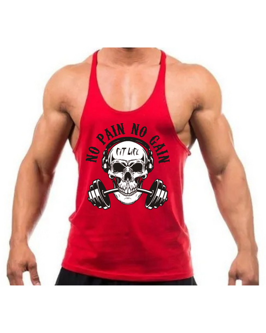 FIT LIFE "NO PAIN NO GAIN" Stringer Tank