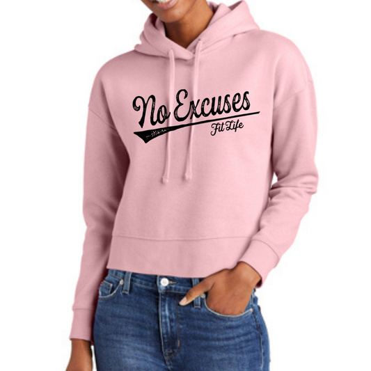 FIT LIFE "NO EXCUSES" FLEECE HOODIE