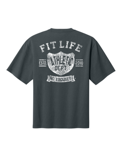 OVERSIZED FIT LIFE "ATHLETIC DEPT" TEE