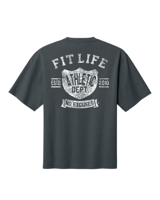 OVERSIZED FIT LIFE "ATHLETIC DEPT" TEE