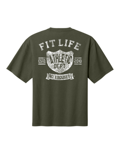 OVERSIZED FIT LIFE "ATHLETIC DEPT" TEE