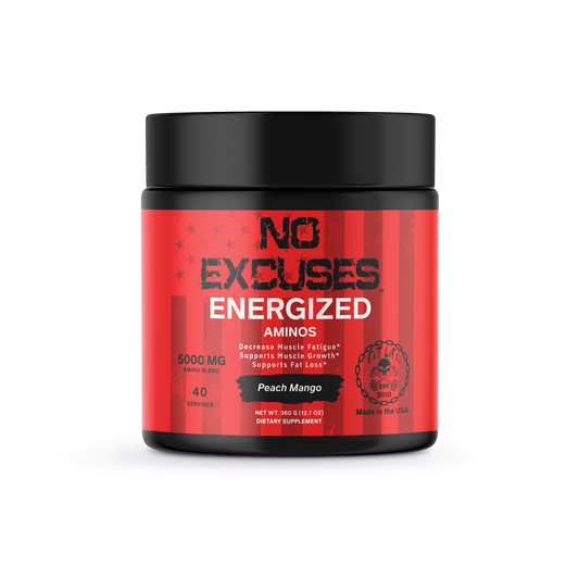 "NO EXCUSES" ENERGIZED AMINOS - PEACH