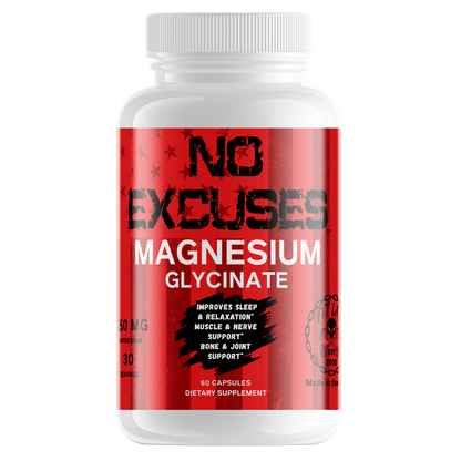 "NO EXCUSES" MAGNESIUM GLYCINATE