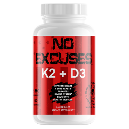 "NO EXCUSES" K2+D3