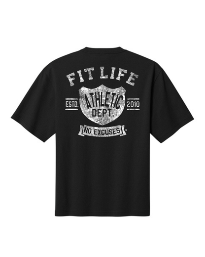OVERSIZED FIT LIFE "ATHLETIC DEPT" TEE