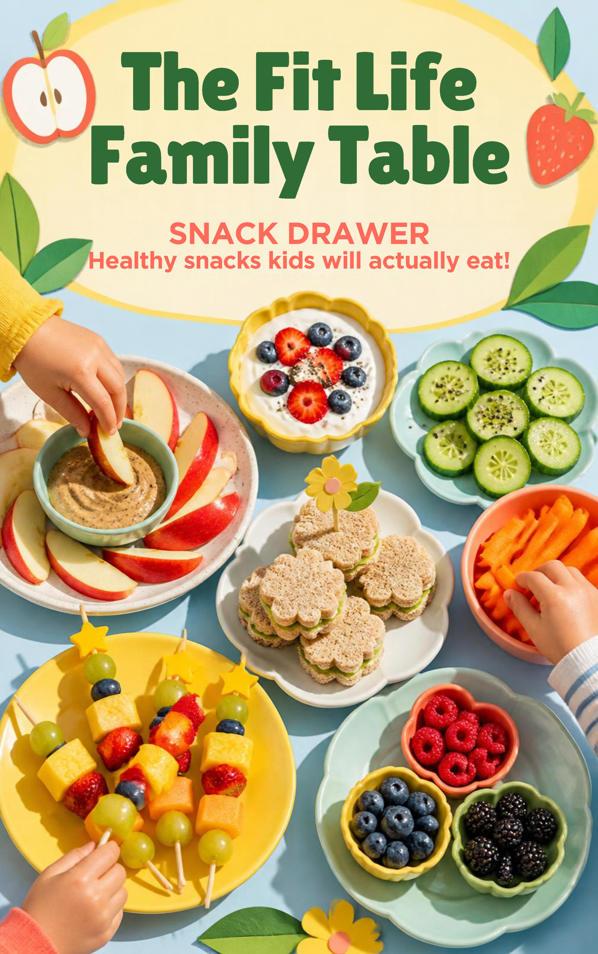 The Fit Life Family Table: Snack Drawer - Healthy Snacks Kids Will Actually Eat!