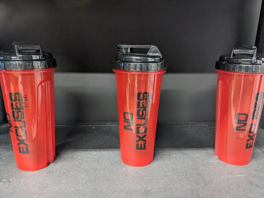 FIT LIFE "NO EXCUSES" 24 oz Shaker Cup with Mixing Ball